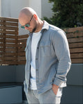 La sobrecamisa Odissea - Gris plateado