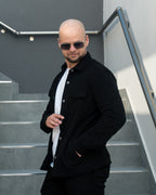 La Odissea Overshirt - Negro Intenso