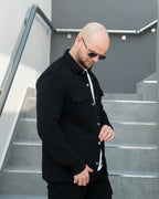 La Odissea Overshirt - Negro Intenso