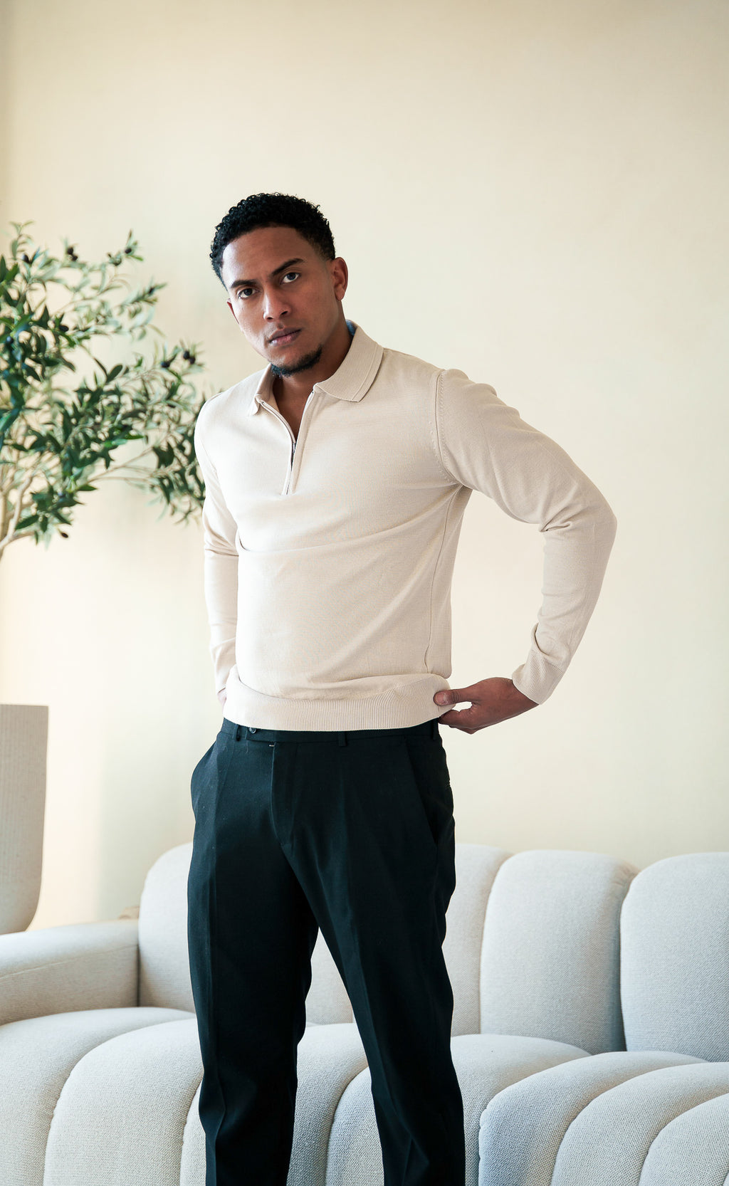 The Markova Zip - Marmer White