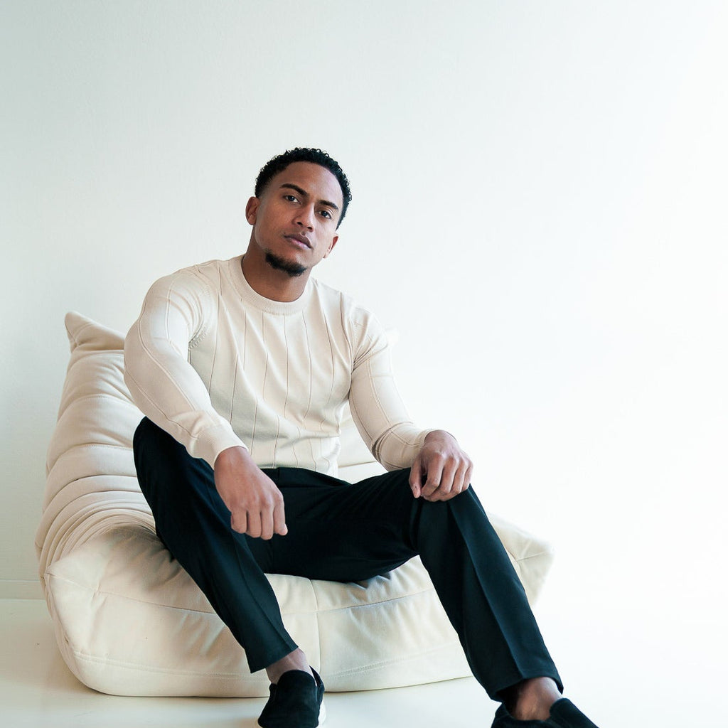 The Alexander Pullover - Marmer White