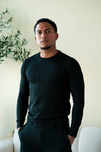 The Alexander Pullover - Deep Black