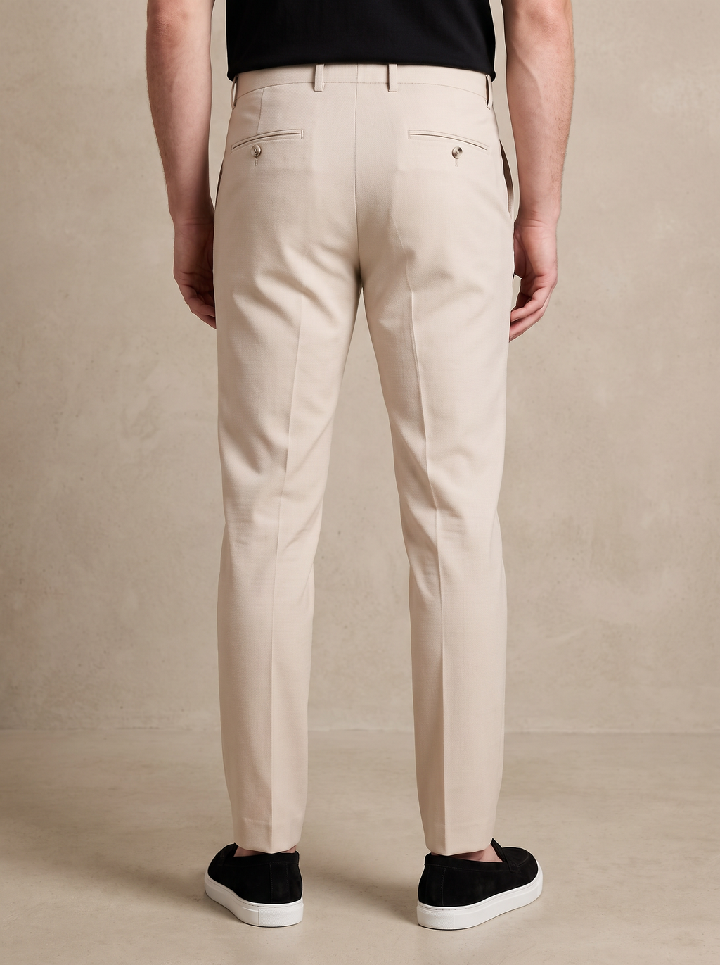 El pantalón esencial - Beige piedra