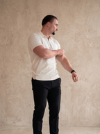 The Lucian Zip - Silk White