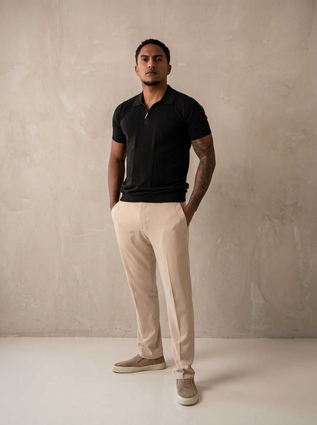 The Lucian Zip - After Dark Black